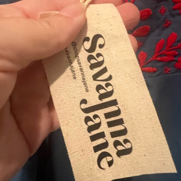 NWT Savanna Jane Embroidered Blouse size large - Picture 3 of 16